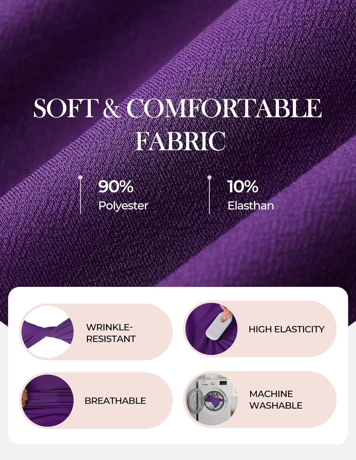 imageGRACE KARIN Women Work DressBodycon Pencil Business DressesSleeveless Cocktail Dresses Knee LengthPurple
