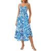 Blue and White Floral