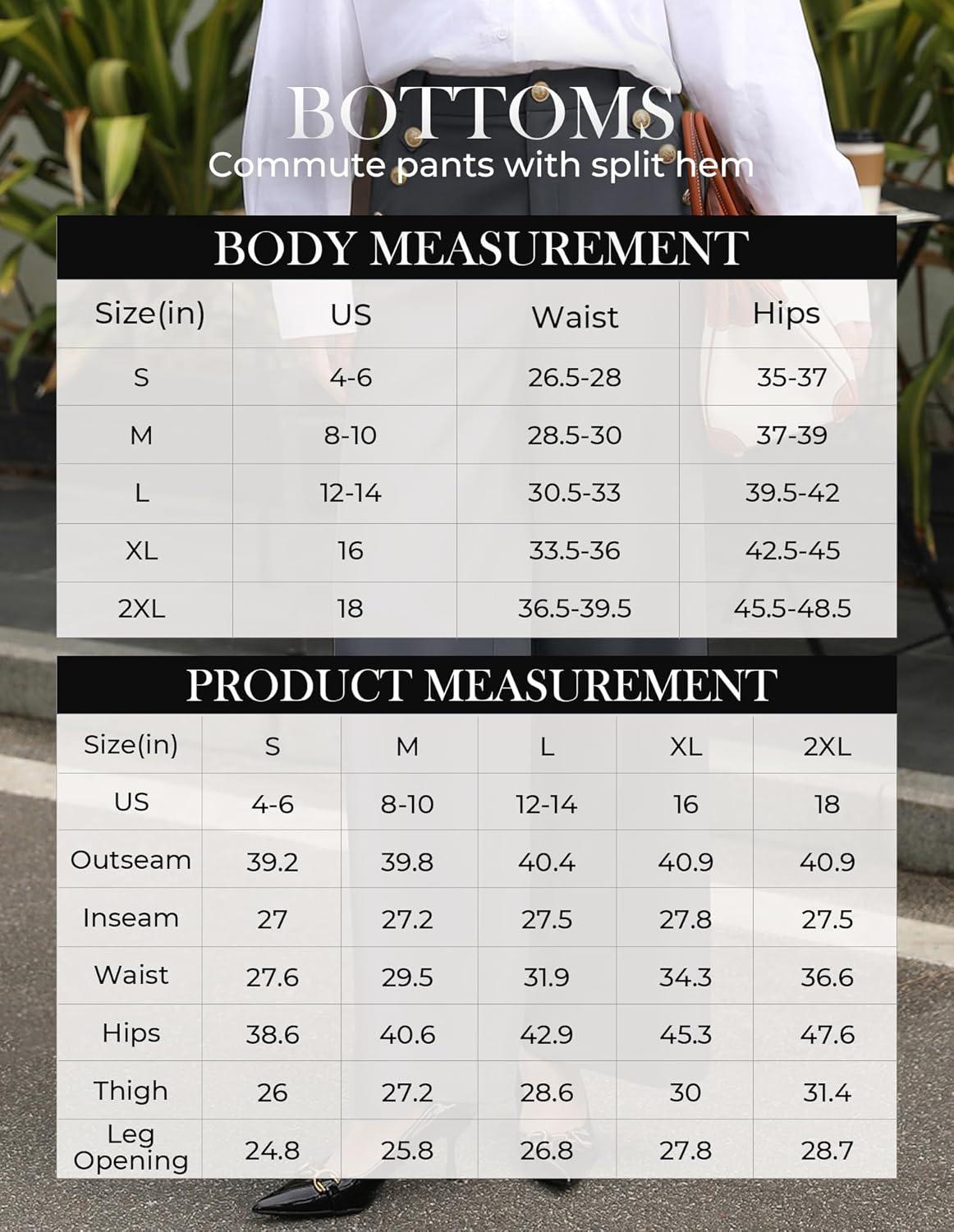 imageGRACE KARIN Wide Leg Dress Pants for Women 2026 High Waisted Work Pants Business Casual Buttons Trousers with PocketsGrey