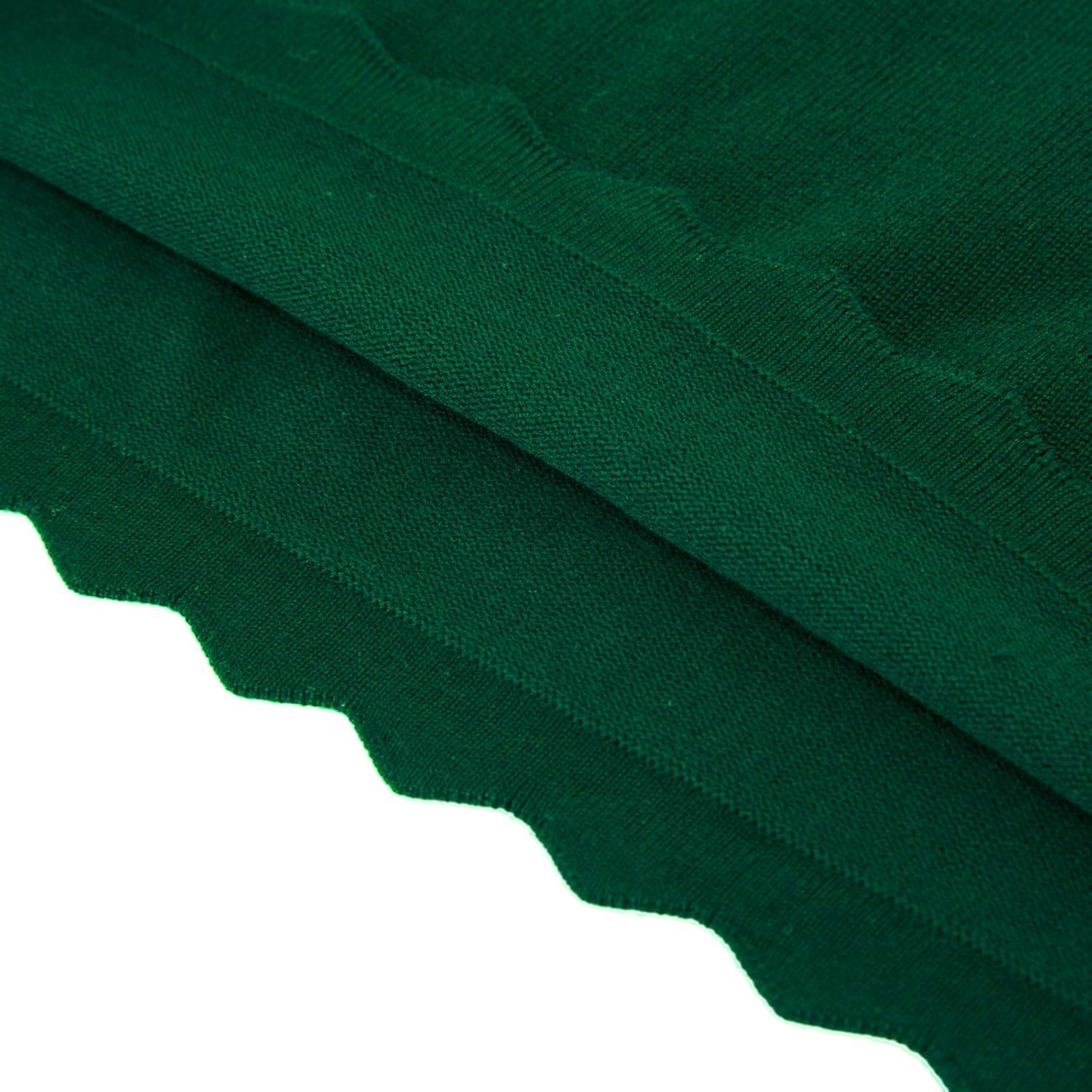imageGRACE KARIN Womens High Stretchy Long Sleeve Pullover Sweater Blouse TopDark Green