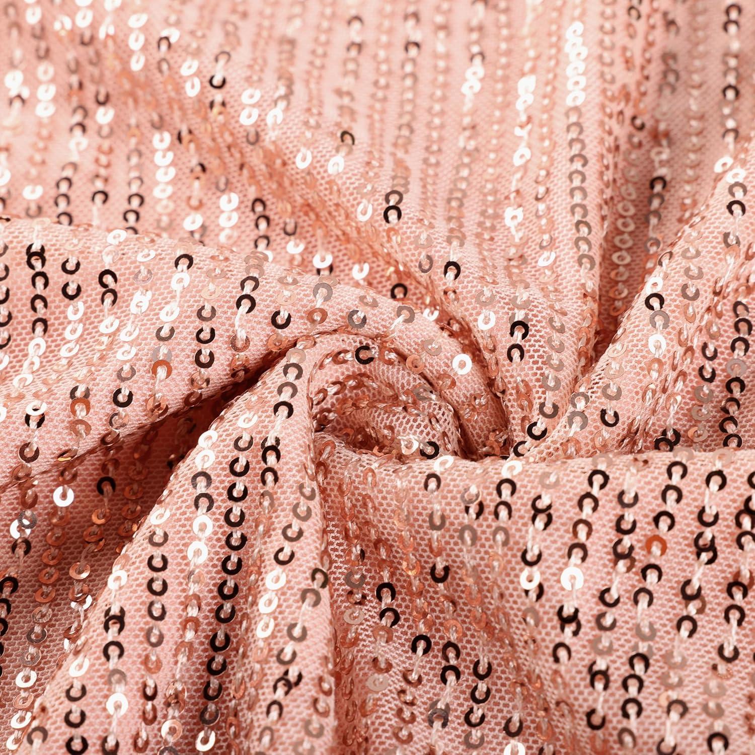 imageGRACE KARIN Womens Sequin Sparkly Tops Cap Sleeve Dressy Blouses Glitter Party Tops V Neck Disco Shirts Club Concert OutfitsRose Gold Pink