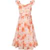 Rose Red Floral-orange
