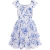 Unique Blue Floral