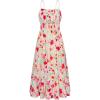Red White Floral