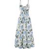 Blue Green Floral