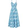 Blue White Floral