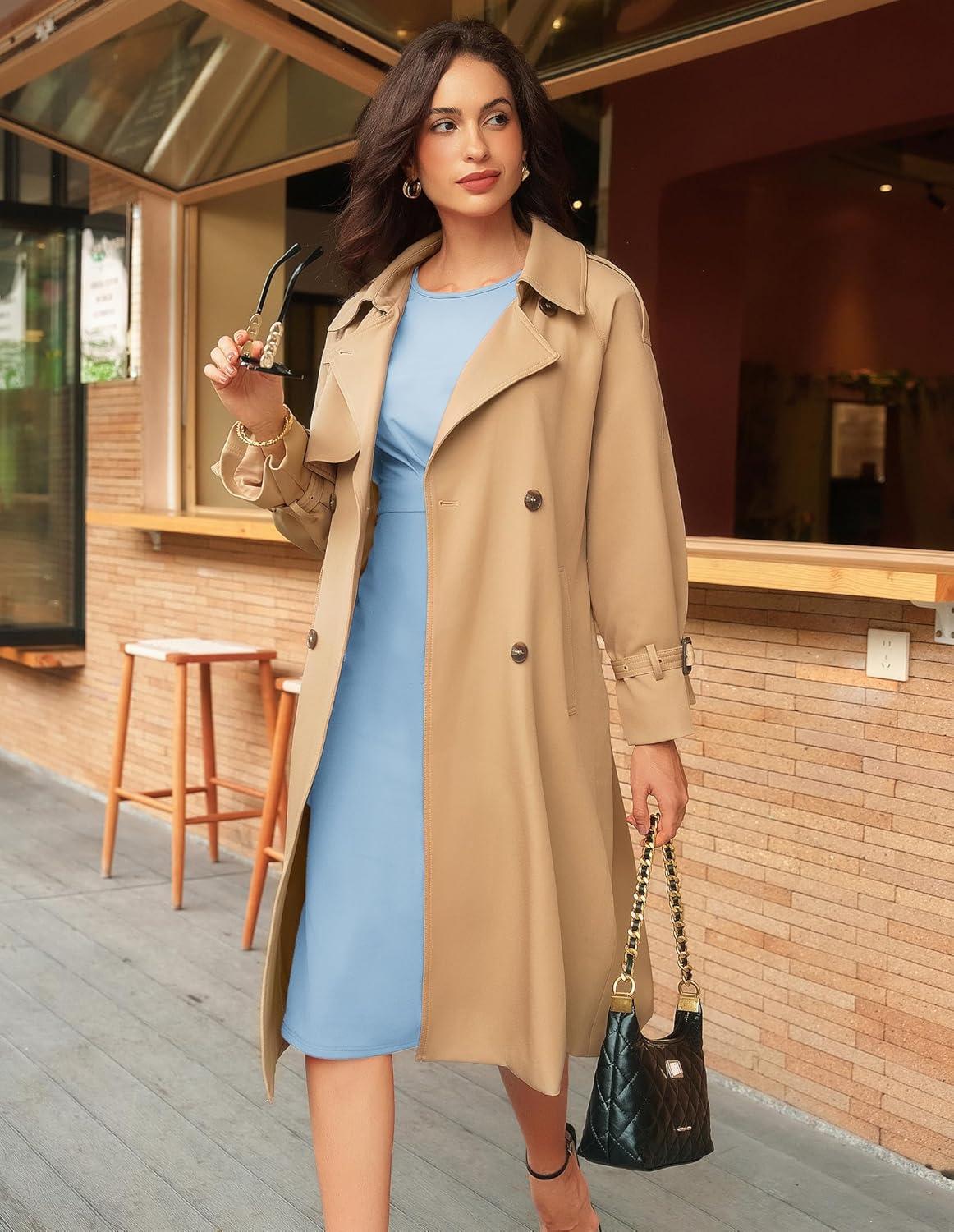 imageGRACE KARIN Womens Wear to Work Dresses 2026 Cap Sleeve Sheath Bodycon Midi Dress Ruched Business Office Pencil DressLight Blue