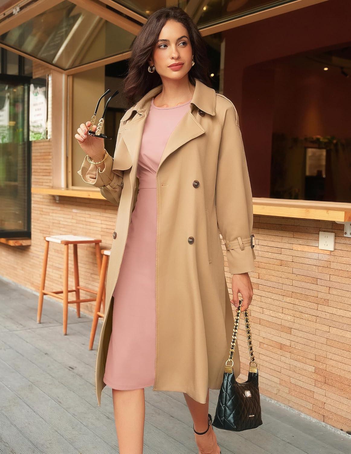 imageGRACE KARIN Womens Wear to Work Dresses 2026 Cap Sleeve Sheath Bodycon Midi Dress Ruched Business Office Pencil DressPink