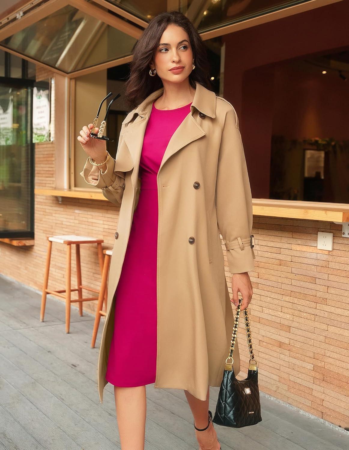 imageGRACE KARIN Womens Wear to Work Dresses 2026 Cap Sleeve Sheath Bodycon Midi Dress Ruched Business Office Pencil DressRose Red