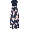 Navy Pink Flower
