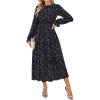 Navy Blue Rose Floral
