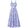 Purple Blue Floral