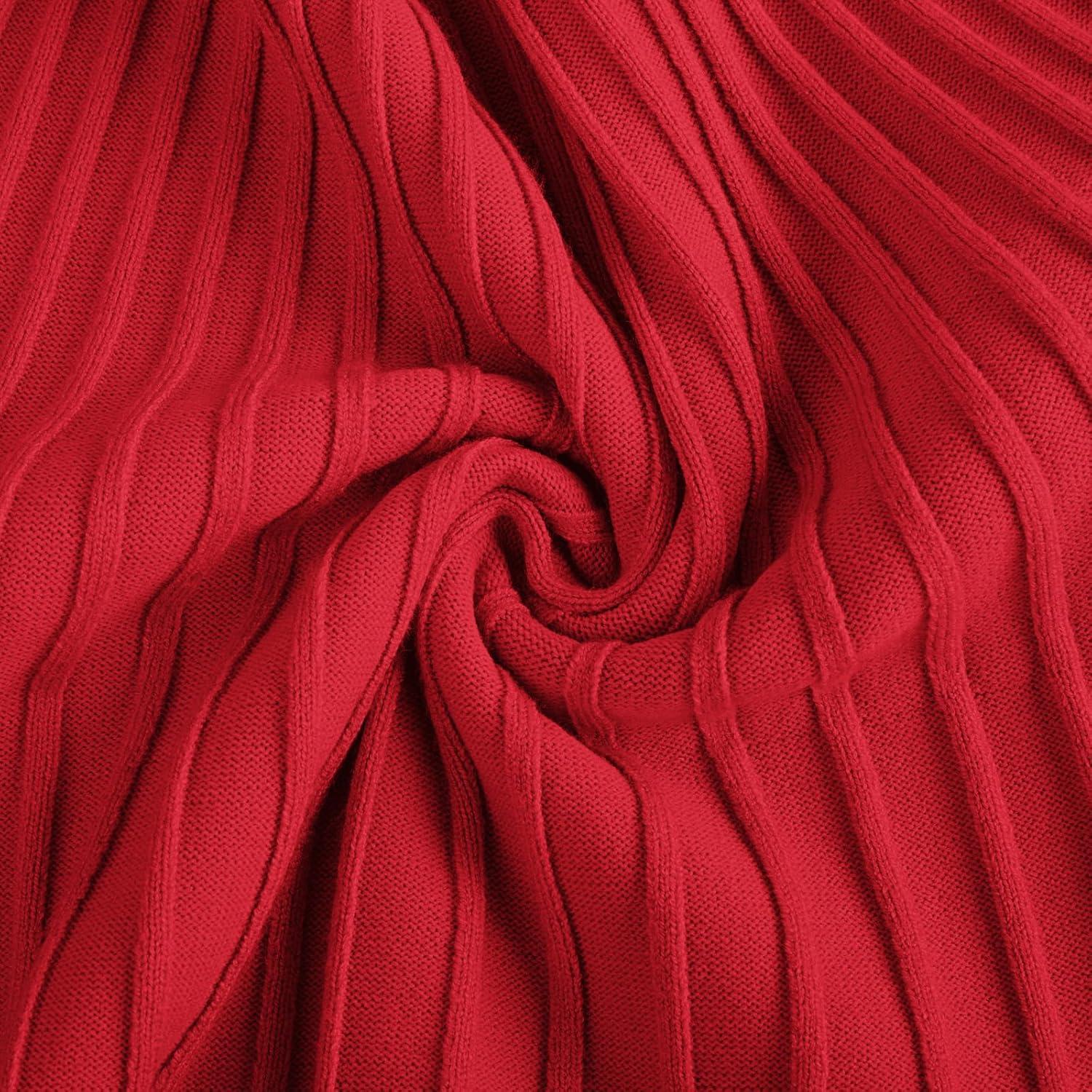 imageGRACE KARIN Girls Sweater Fall Dress Long Sleeve Knit A Line Contrast Casual Winter Dresses 614YChristmas Red