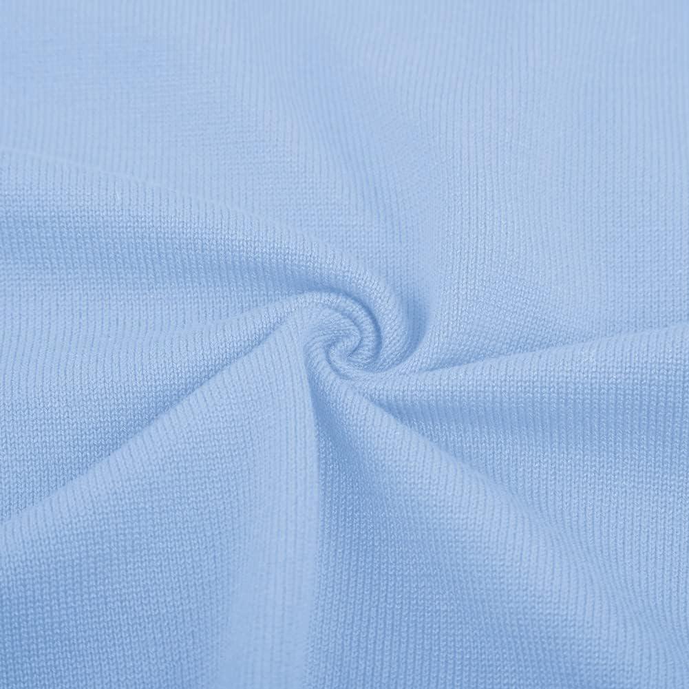 imageGRACE KARIN Womens 34 Sleeve Knit Cropped Cardigan Sweaters Open Front Bolero Shrugs Sweater Tops S3XLLight Blue