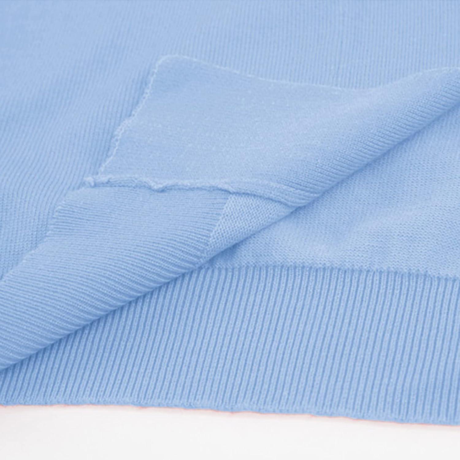 imageGRACE KARIN Womens 34 Sleeve Knit Cropped Cardigan Sweaters Open Front Bolero Shrugs Sweater Tops S3XLLight Blue