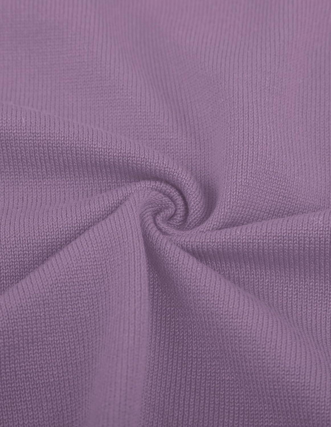 imageGRACE KARIN Womens 34 Sleeve Knit Cropped Cardigan Sweaters Open Front Bolero Shrugs Sweater Tops S3XLPurple
