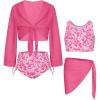 Pink White Floral