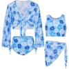 Sky Blue Floral