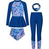 Gradient Klein Blue-floral