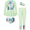 Green-floral
