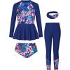 Navy-floral