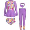 Purple-floral