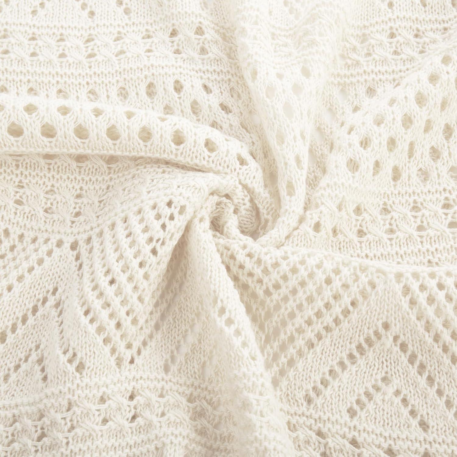 imageGRACE KARIN Womens Summer Short Sleeve Crochet Cardigan Sweaters Lightweight 2026 Oversized Knit Boho Kimono CardigansIvory White