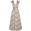 Blue Yellow Floral