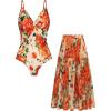 Orange Floral