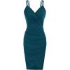 Solid Dark Blue Green