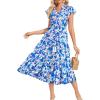 New Knit Blue Floral