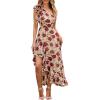 Floral White Red