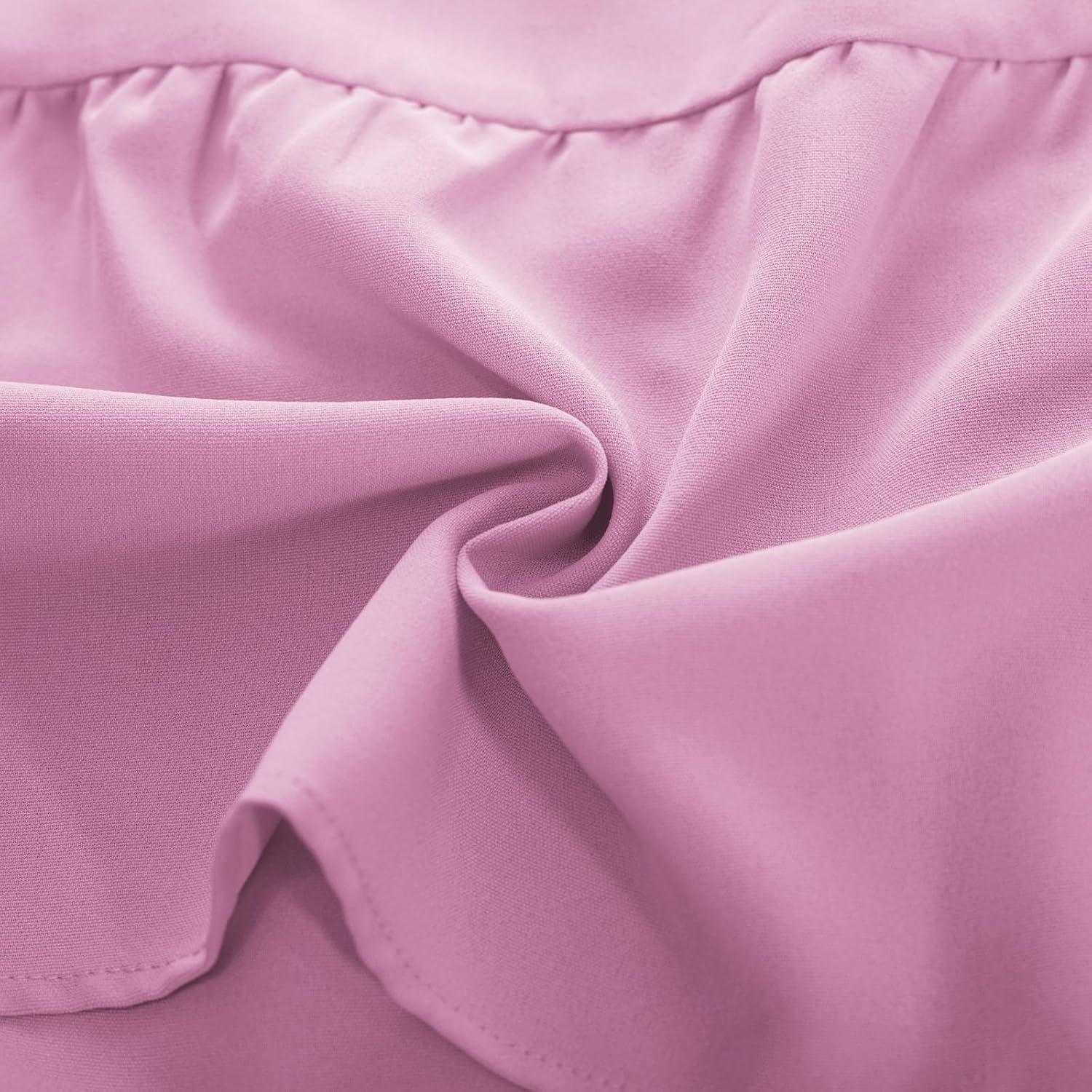 imageGRACE KARIN Girls Dress Summer Tie Back Party Dress Ruffle Sleeve Smoke Tiered Special Occasions Maxi Tween Dresses Size 514Grey Purple