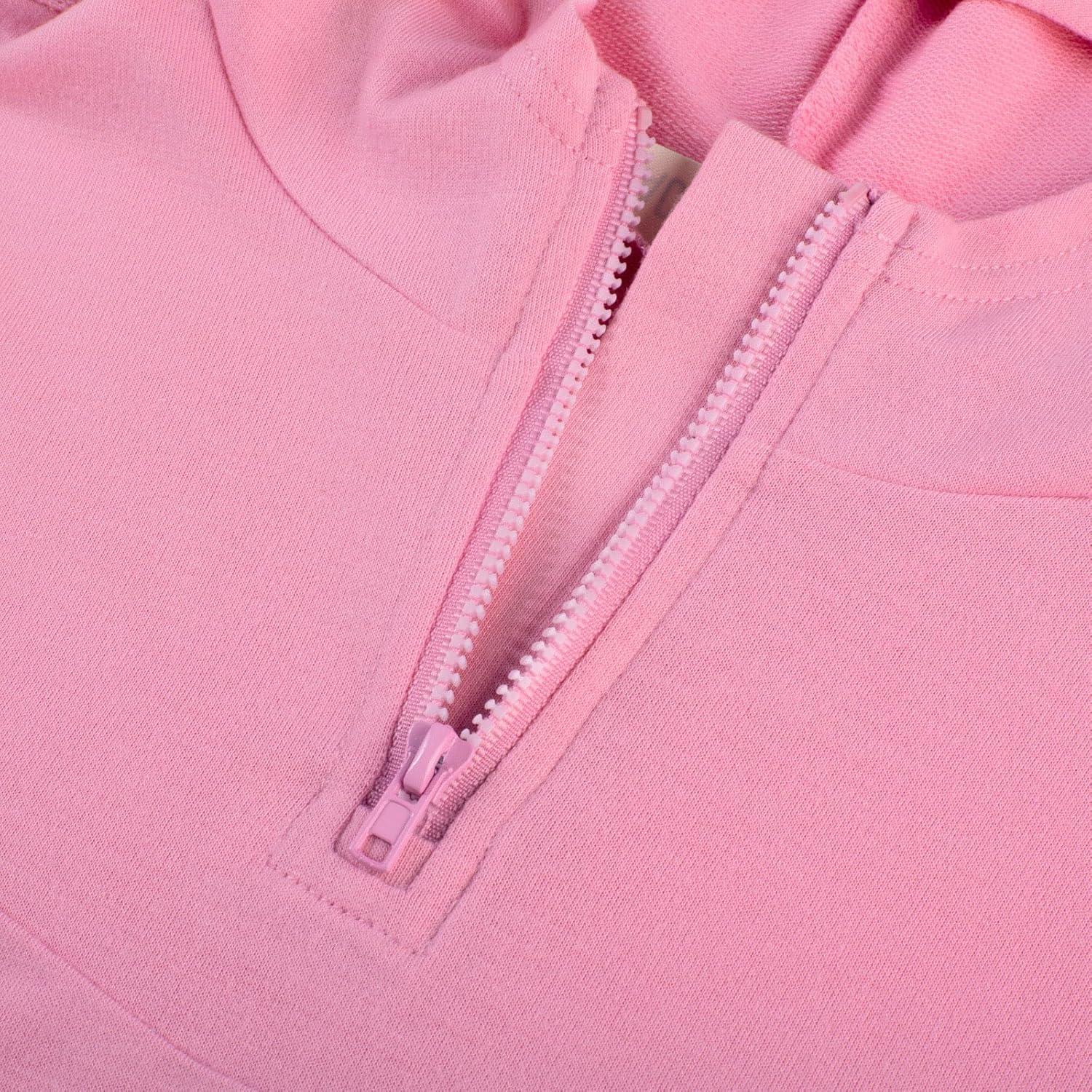imageGRACE KARIN Girls Hoodie Leggings Set Teen Long Sleeve Fashion Sweatshirts Sweatpant Fall Outfit Winter Clothing 614Pink