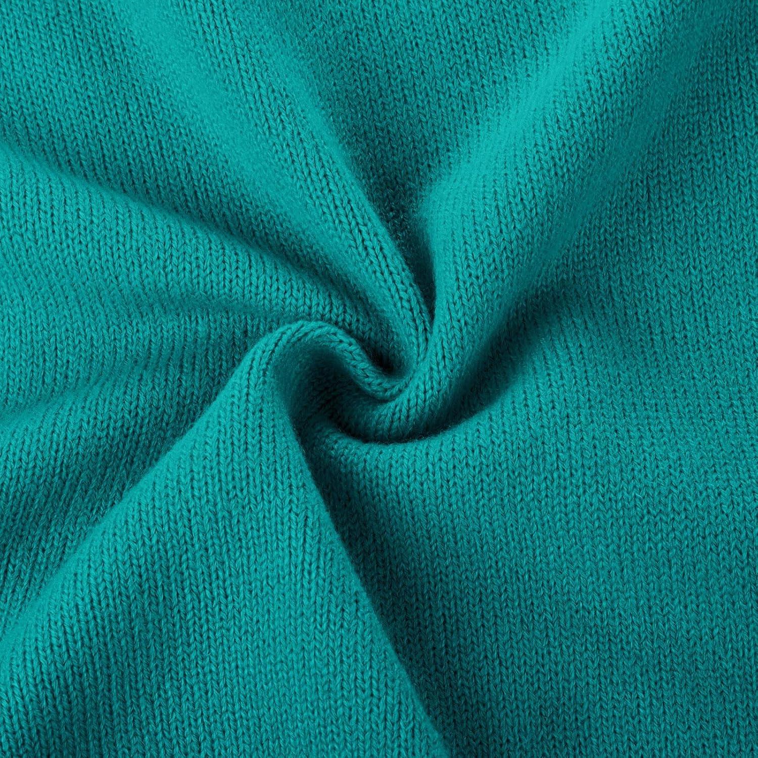imageGRACE KARIN Girls Knit Cardigan Sweater Zip Long Sleeve Kids School Uniform Fall Jacket Size 614Bluegreen