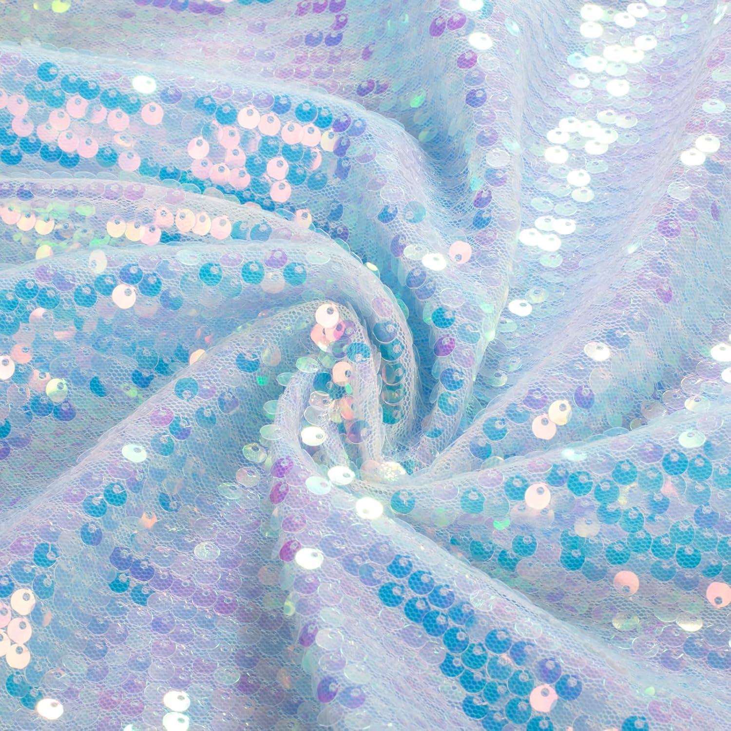 imageGRACE KARIN Girls Sequin Jacket Kids Bomber Zip Outwear Sparkle Fall Top Cardigan Dress Coat Size 514Illusion Blue