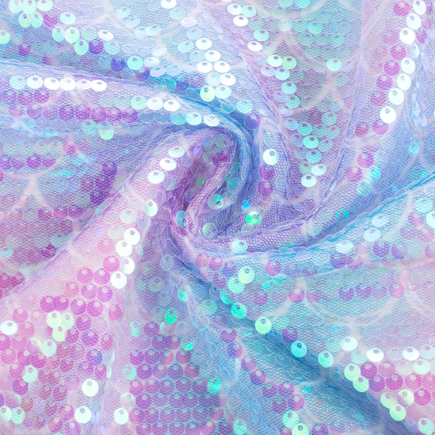 imageGRACE KARIN Girls Sequin Jacket Kids Bomber Zip Outwear Sparkle Fall Top Cardigan Dress Coat Size 514Mermaid