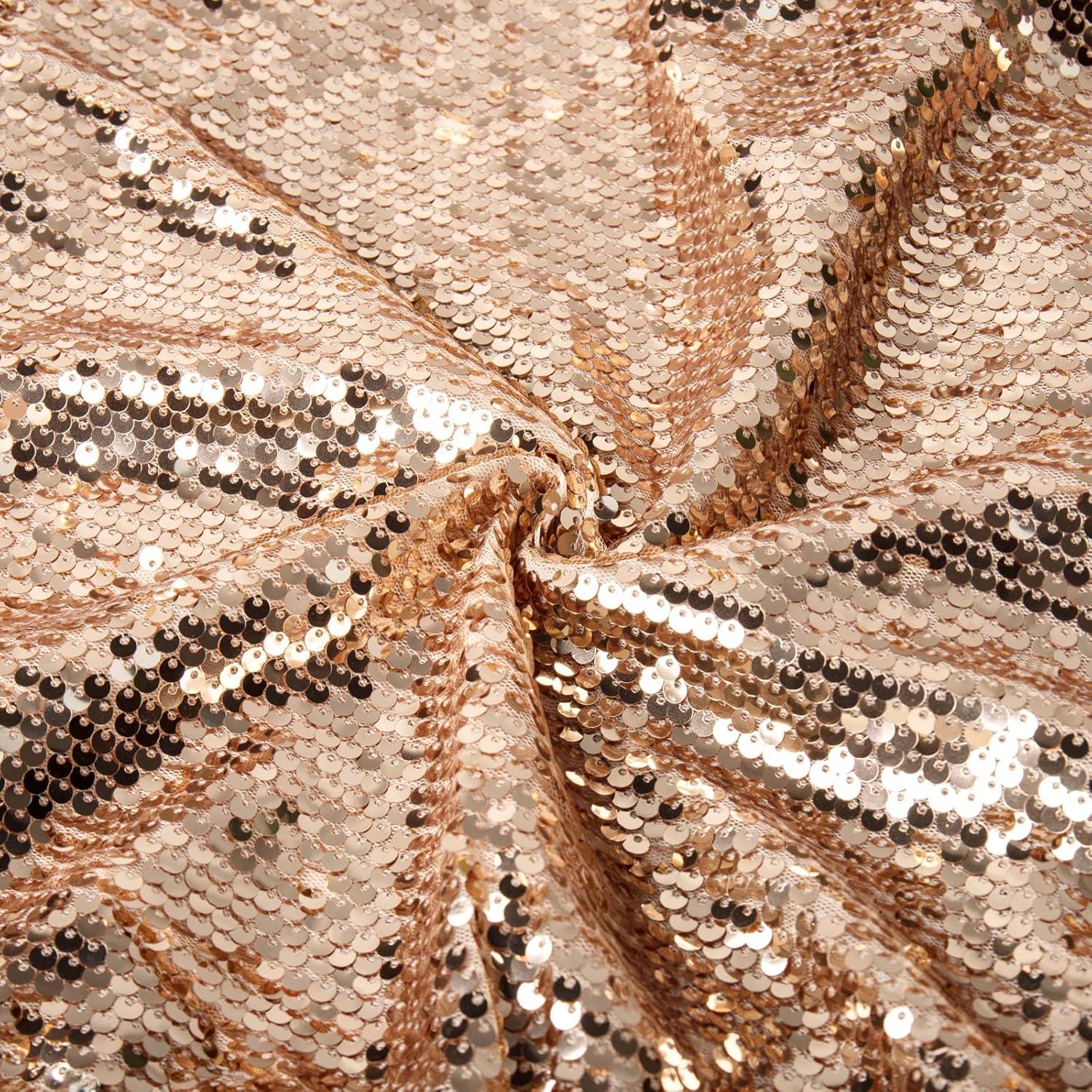 imageGRACE KARIN Girls Sequin Jacket Kids Bomber Zip Outwear Sparkle Fall Top Cardigan Dress Coat Size 514Rose Gold