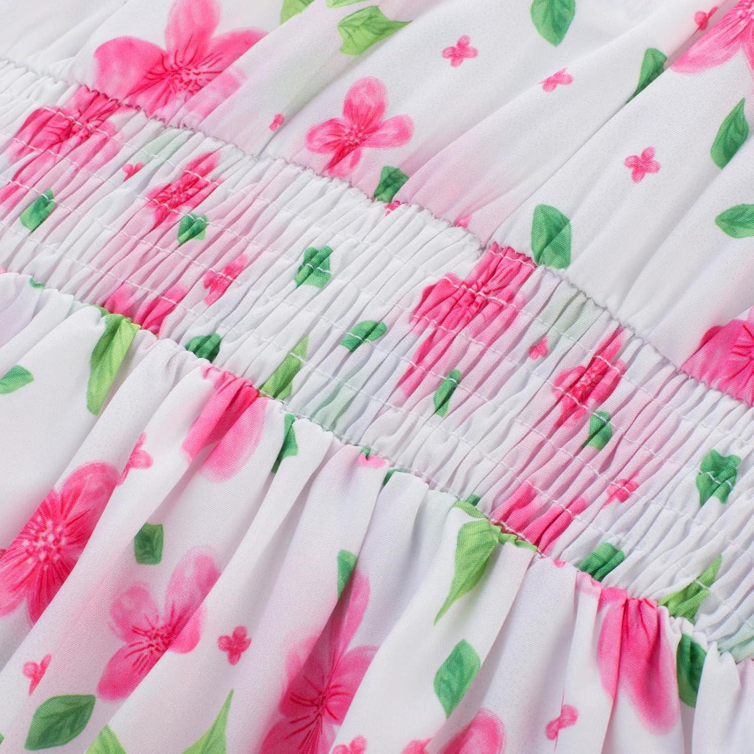 imageGRACE KARIN Girls Summer Dress Off Shoulder Floral Aline Midi Dress 514YCherry White