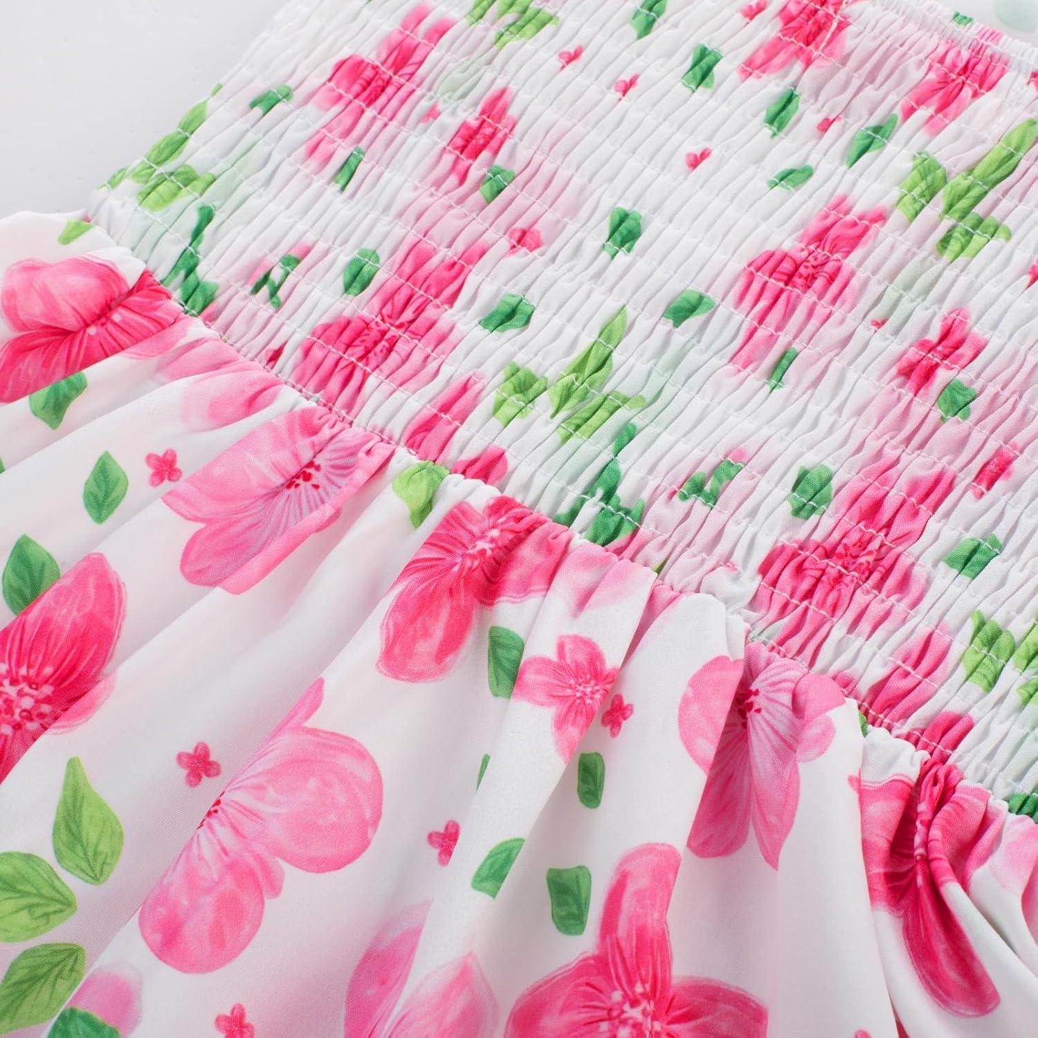 imageGRACE KARIN Girls Summer Dress Off Shoulder Floral Aline Midi Dress 514YCherry White