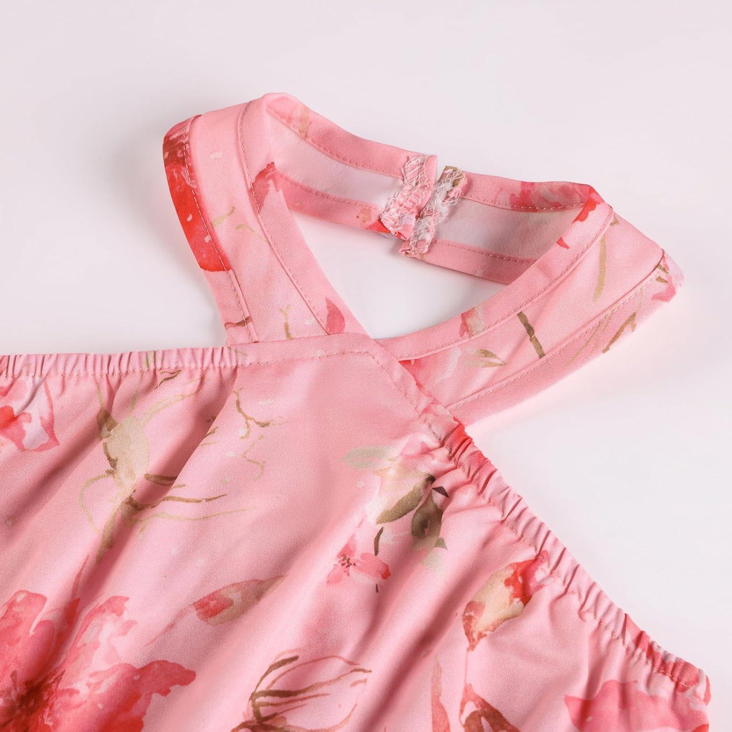 imageGRACE KARIN Girls Summer Dress Off Shoulder Floral Aline Midi Dress 514YPink Floral