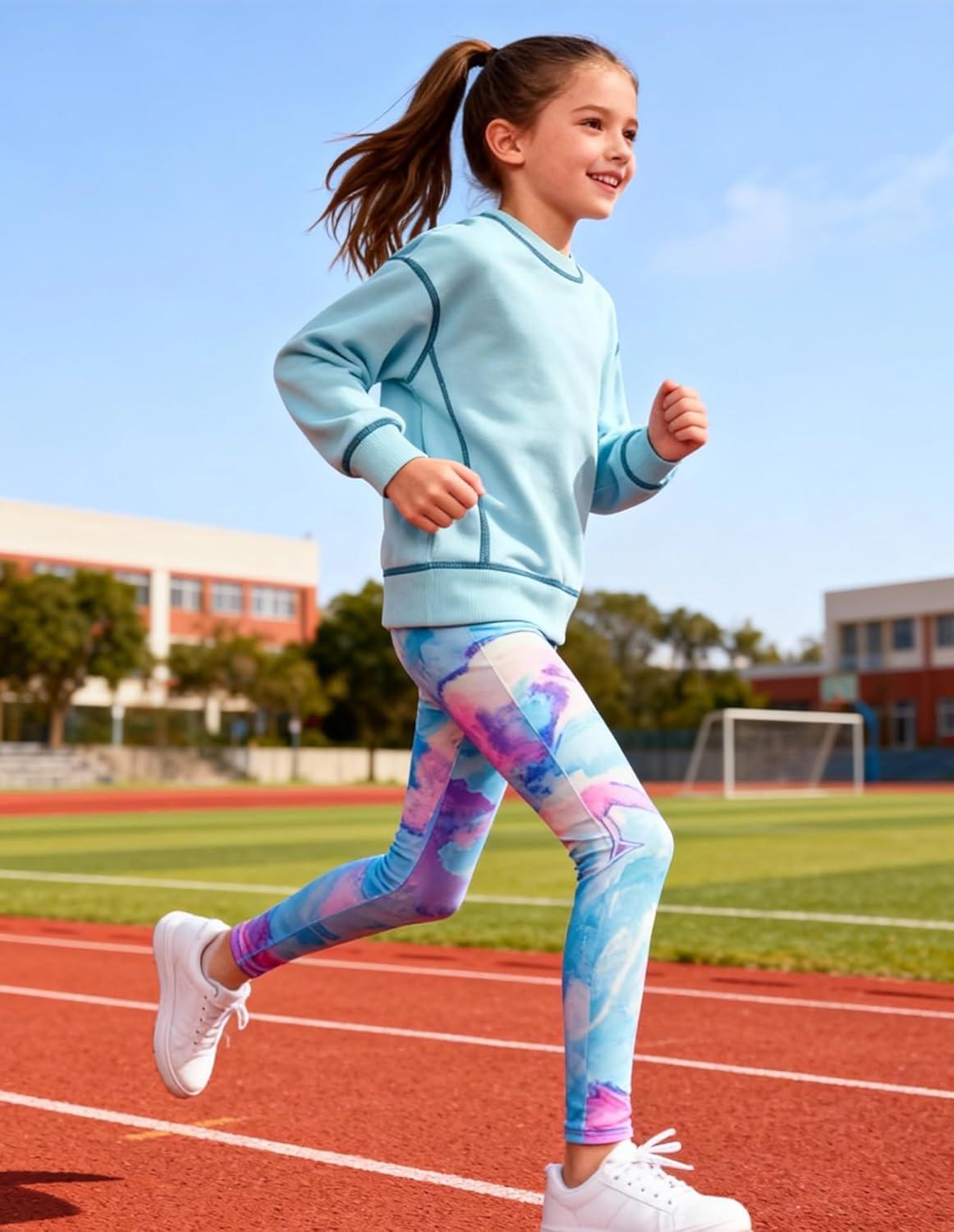 imageGRACE KARIN Girls Sweatshirt Leggings Set 614Y Fall Athletic Outfit Teen Fashion Clothes SetBlue