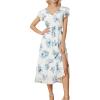 Blue-floral Print