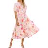 White Pink Floral
