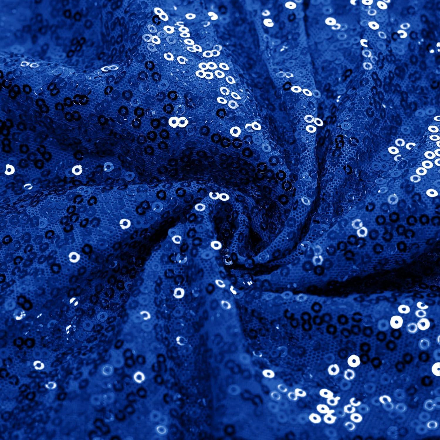 imageGRACE KARIN Girls Formal Party Dress Sequin Birthday Fancy Dresses Wedding Guest Dance Ruffle Dress Size 614Royal Blue