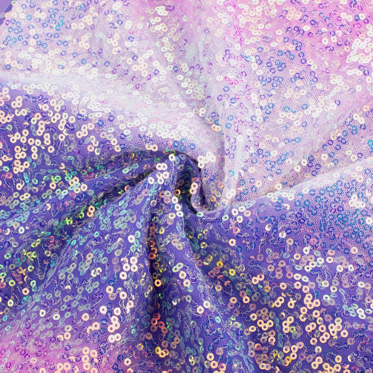 imageGRACE KARIN Girls Sequin Formal Dress Sequin Pageant Wedding Guest Dresses Birthday Fancy One Shoulder Dress Size 614Multicolor Purple