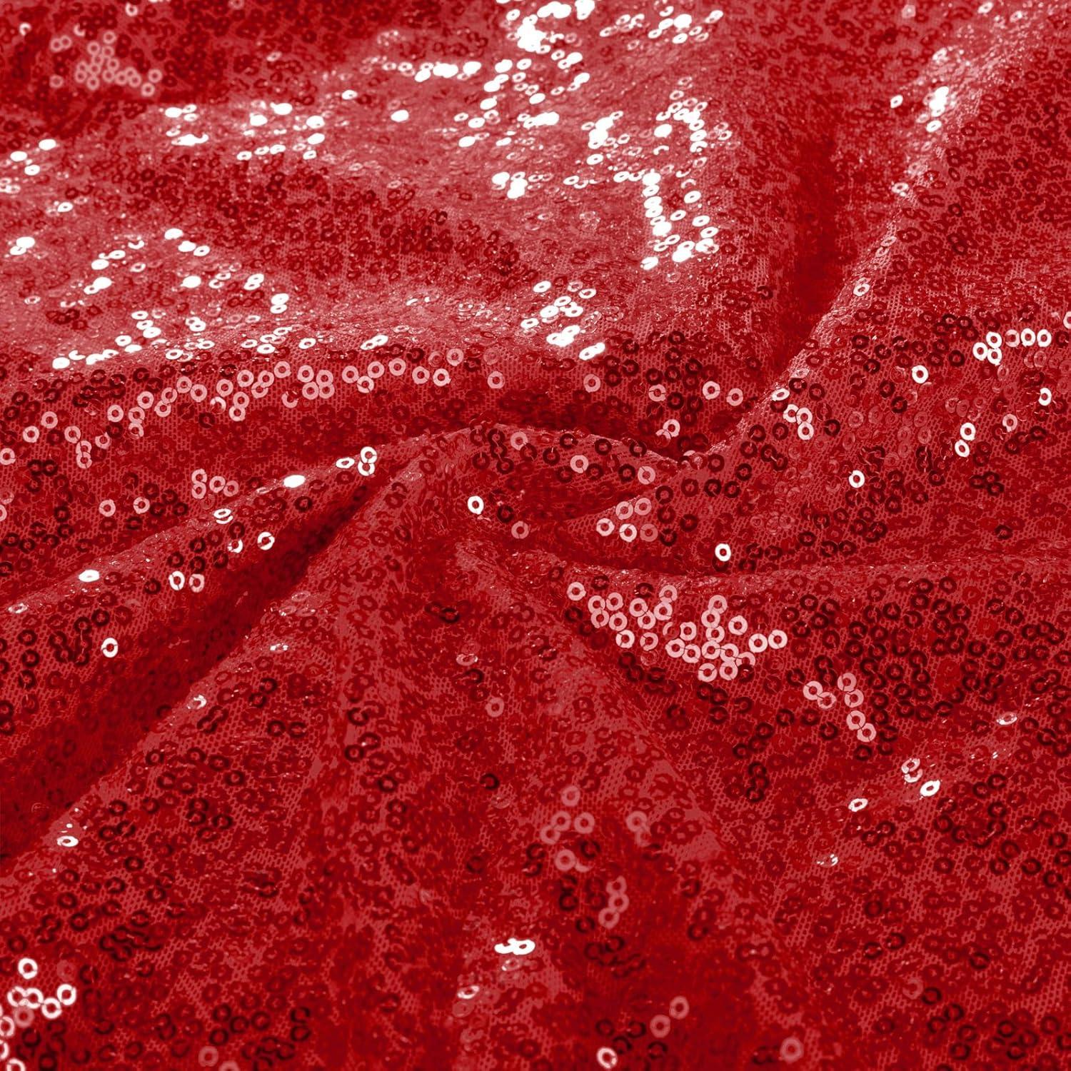 imageGRACE KARIN Girls Sequin Sparkly Dress Kids Party Birthday Fancy Formal Cocktail Pageant Christmas Dresses Size 614YRed