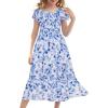 Blue and White Floral