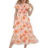 Orange Floral