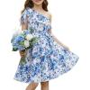 Blue Big Floral